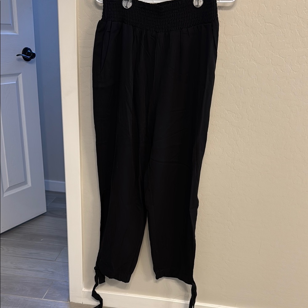 Black Drawstring Pants
